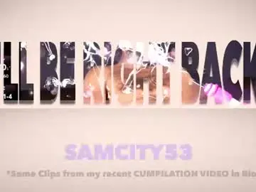 Chaturbate Sex Cam of samcity53